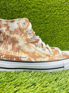 Converse Chuck Taylor All Star High Womens Size 6 Brown Athletic Shoes Sneakers